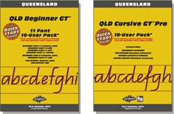 QLD Beginner Manual FREE with all Beginner Pack fonts, QLD Cursive Manual FREE with Cursive font