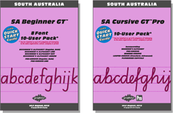 SA Beginner Manual FREE with all Beginner Pack fonts, SA Cursive Manual FREE with Cursive font